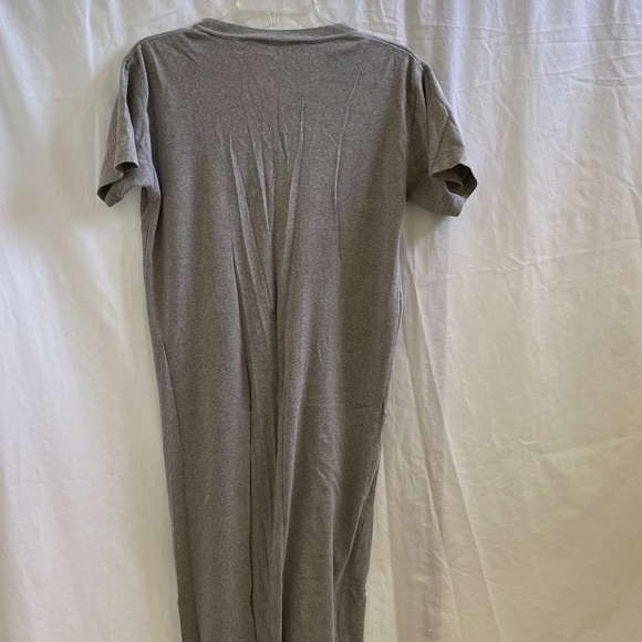 VICTORIA'S SECRET Cotton V-Neck Sleepshirt Gray Size: X-Small - Picture 5 of 6